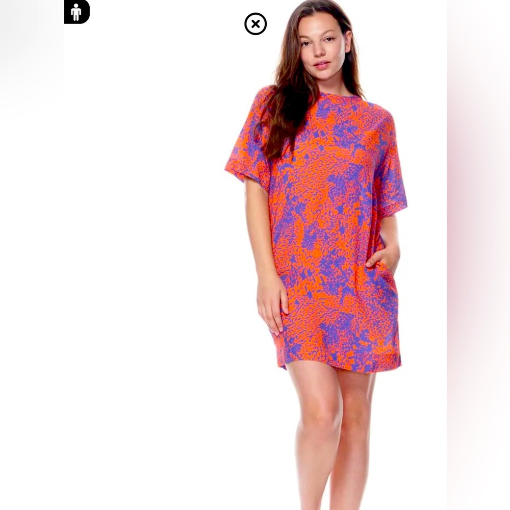 The Kit Maya Dress in Orange Complication